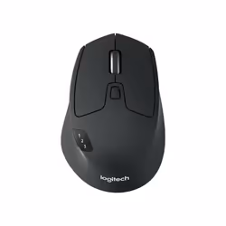 Logitech M720, Right-hand, Optical, RF Wireless + Bluetooth, 1000 DPI, Black