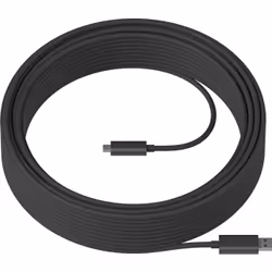 Logitech Strong USB 25m, 25 m, USB A, USB C, USB 3.2 Gen 2 (3.1 Gen 2), 10 Gbit/s, Graphite