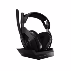 ASTRO Gaming A50 Wireless + Base Station - PS4/PC, Wireless, Gaming, 20 - 20000 Hz, 380 g, Headset, Black, Silver