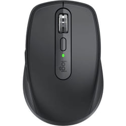 Logitech MX Anywhere 3 - Darkfield - Wireless - Bluetooth/Radio Frequency - 2.40 GHz - Black - USB - 4000 dpi - Scroll Wheel - 6 Button(s)