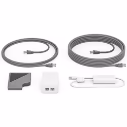 Logitech Cat5e Kit, Cat5e, Graphite, 40 m, 100 - 240 V, 83 mm, 85 mm