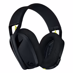 Logitech G 981-001049, Wireless, Gaming, 20 - 20000 Hz, 165 g, Headset, Black, Yellow