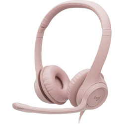 Logitech 981-001280 headphones/headset Wired Head-band Office/Call center USB Type-A Pink