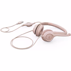 Logitech 981-001280 headphones/headset Wired Head-band Office/Call center USB Type-A Pink