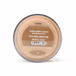Bareminerals Matte Loose Powder Mineral Foundation Spf 15 0.21oz/6g New - Golden Deep 28