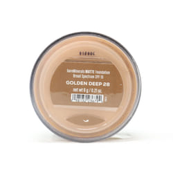 Bareminerals Matte Loose Powder Mineral Foundation Spf 15  0.21oz/6g New - Golden Deep 28