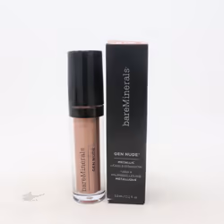 Bareminerals Gen Nude Metallic Liquid Eyeshadow 0.11oz/3.3ml New With Box - Sunstone