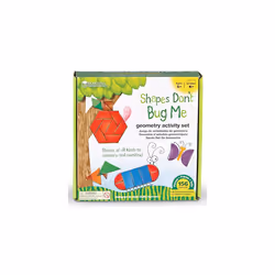 Learning Resources Shapes  Don't Bug Me  Geometry Activity Set  136 Pieces  Ages 5+ Multicolor