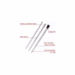 Excel Blades Aluminum Mahl Stick for Painting, Painter Hand Rest, 30 inches, Artist and Painter Tools and Accessories, 3 Sections with Rubber End Rest