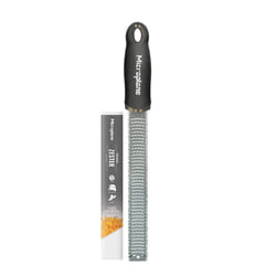 Microplane Premium Classic Series Zester Grater  18/8  Black - Lemon Z