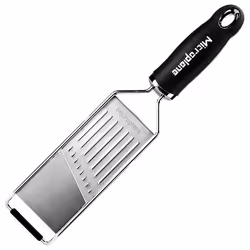 Microplane - Julienne Slicer - Gourmet Series, Flat grater, Black, Stainless steel, Stainless steel, Hanging loop, 75 mm, 30 ...