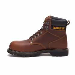 cat Footwear Mens Second Shift Steel Toe construction Boot Tan 14