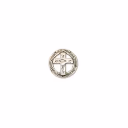 Tandy Leather Christian Cross Concho 1-1/4"""""""" (3.2 cm) 7180-05