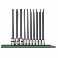 10 Pc. 1/4" & 3/8" Drive Long Torx Bit Socket Set - 80588