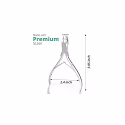 Premium Cuticle Trimmer Stainless Steel Nipper Sharp Blades with Double Spring Manicure Pedicure Tool for Home and Salon