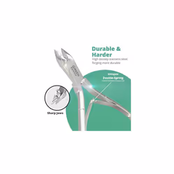 Premium Cuticle Trimmer Stainless Steel Nipper Sharp Blades with Double Spring Manicure Pedicure Tool for Home and Salon