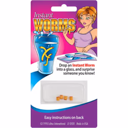 Loftus International Instant Worms, Yellow, Child, Any gender, United States, Blister