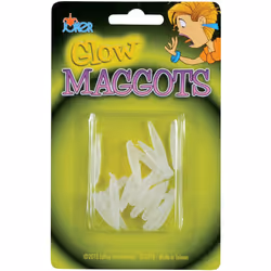 Loftus International Glow in The Dark Gross Rubber Maggots