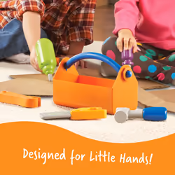 Learning Resources New Sprouts Fix It!  Fine Motor  Pretend Play Toy Tool Set  6 Piece  Ages 2+