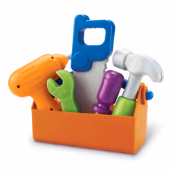 Learning Resources New Sprouts Fix It!  Fine Motor  Pretend Play Toy Tool Set  6 Piece  Ages 2+