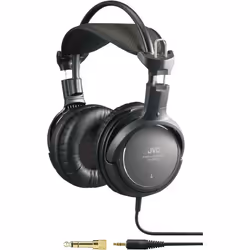 JVC HA-RX900, Wired, 7 - 26000 Hz, Music, 350 g, Headphones, Black