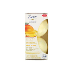 Dove, Nourishing Secrets, Bath Bombs, Mango and Almond, 2 Bath Bombs