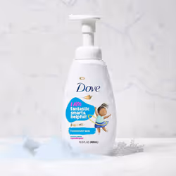 Dove Kids Care Body Wash Cotton Candy Foaming Wash, 2x400ml