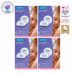 Lansinoh Disposable Nursing Breast Pads pack of 4 x 60 pads (240 count)