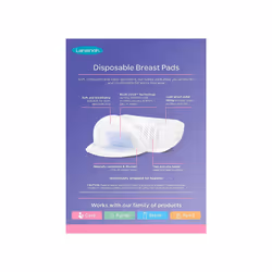 Lansinoh Disposable Nursing Breast Pads pack of 4 x 60 pads (240 count)