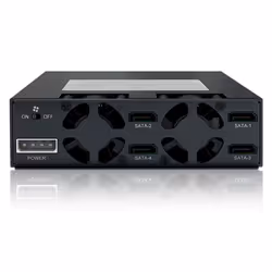 Icy Dock MB994SP-4SB-1 drive bay panel 13.3 cm (5.25") Carrier panel Black - Additional view 5