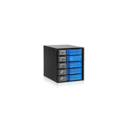 iStarUSA Group 3x5.25 to 5x3.5 Trayless (BPN-DE350SS-BLUE)