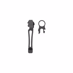 Pocket Clip and Lanyard Ring  Suitable for Charge Surge and Wave Models in Black Oxide