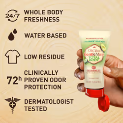Old Spice GentleMan's Total Body Deodorant Cream 3 oz (85 g)