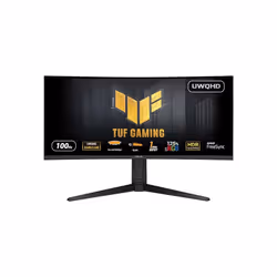 34 inch Curved Gaming Monitor UWQHD (3440 x 1440), 100Hz, Curved design, Extreme Low Motion Blur, Freesync, 1ms (MPRT),125% s ...