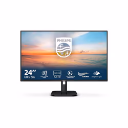 PHILIPS 24E1N1100A - 24 Inch FHD Monitor, 100Hz, IPS, 1ms, Speakers, Lowblue mode, FlickerFree, Cable managment 1920 x 1080, ...