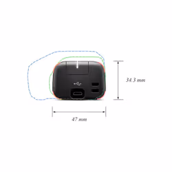 Epson WorkForce ES-50 Mobile Document Scanner, Black - 10PPM - USB