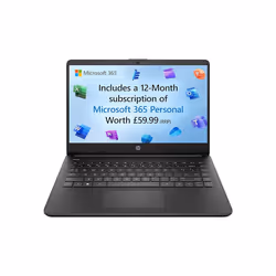 HP Stream 14" Laptop, Intel N4120 Processor, 4 GB RAM, 64 GB eMMC,14s-dq0000sa