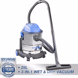 Wet & Dry Vacuum Cleaner Powerful 1200W 3 IN 1 for Home, Office or Car Hyundai