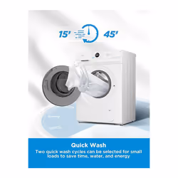 Midea MF10EW90BA Freestanding Washing Machine,9kg Load,1400 RPM