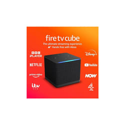 Amazon Fire TV Cube (Newest gen) | Hands-free streaming media player with Alexa, Wi-Fi 6E, 4K Ultra HD