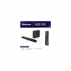 Hisense 2.1 CH 240W Soundbar HS2100 - DTS Virtual X, Subwoofer, HDMI ARC, Bluetooth