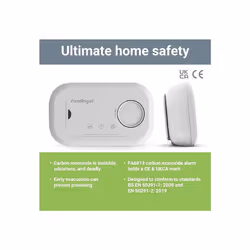 FireAngel Carbon Monoxide Alarm and Detector - FA6813 10-Year Sensor Life CO Alarm for Home with AA Batteries