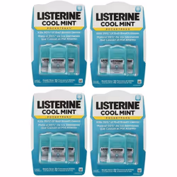 Listerine Cool Mint Pocketpak Breath Strip, (Pack of 12)