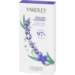 London English Lavender Luxury Soaps for her 3x100g
