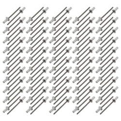 sourcingmap 3.2mmx9mm Aluminum Countersunk Head Closed End Blind Rivets Fastener 100pcs