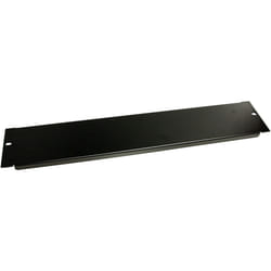 StarTech.com 2U Blanking Panel - Steel Rack Mount Filler Panel - for 19in Server Rack Enclosure or Cabinet - Black Rack Panel (BLANKB2)