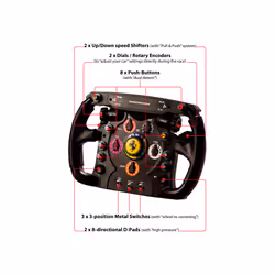 Thrustmaster Ferrari F1 Black RF Steering wheel Analogue PC, Playstation 3 - Additional view 5