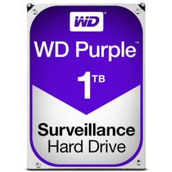 WD Purple 1TB Surveillance Hard Disk Drive - 5400 RPM Class SATA 6 Gb/s 64MB Cache 3.5 Inch - WD10PURX [Old Version]