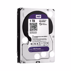 WD Purple 1TB Surveillance Hard Disk Drive - 5400 RPM Class SATA 6 Gb/s 64MB Cache 3.5 Inch - WD10PURX [Old Version]