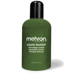 Mehron Makeup Liquid Makeup  Face Paint and Body Paint 45 oz (133 ml) (gREEN)